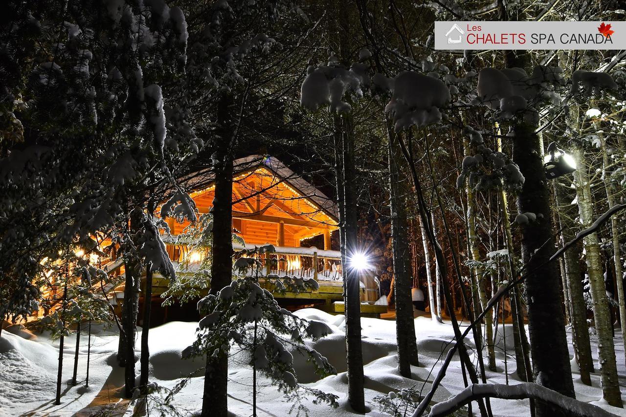 לה מלבאי Le Bivouac - Les Chalets Spa Canada מראה חיצוני תמונה