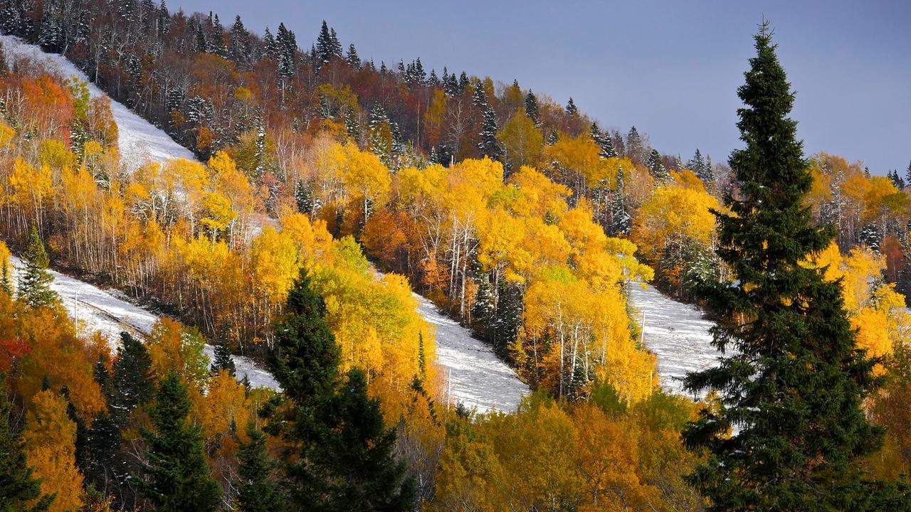 לה מלבאי Le Bivouac - Les Chalets Spa Canada מראה חיצוני תמונה